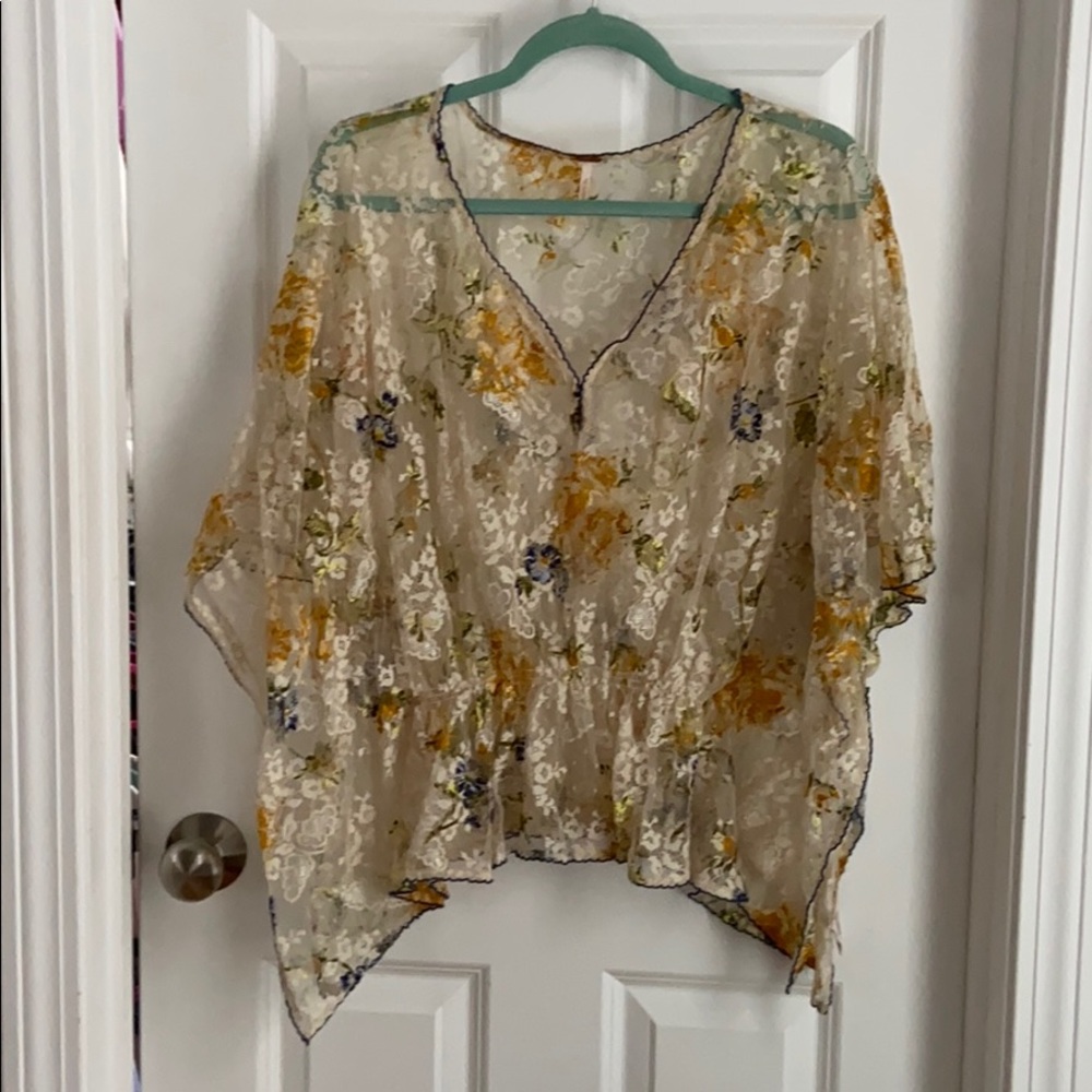 Free People sheer tunic
